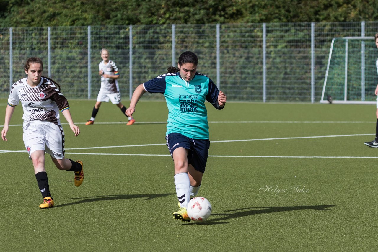 Bild 221 - B-Juniorinnen Wedel - St. Pauli : Ergebnis: 1:2